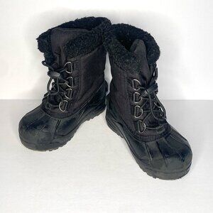Sorel Black Toddler Waterproof Unisex Winter Snow Rain Duck Boot : Size 10